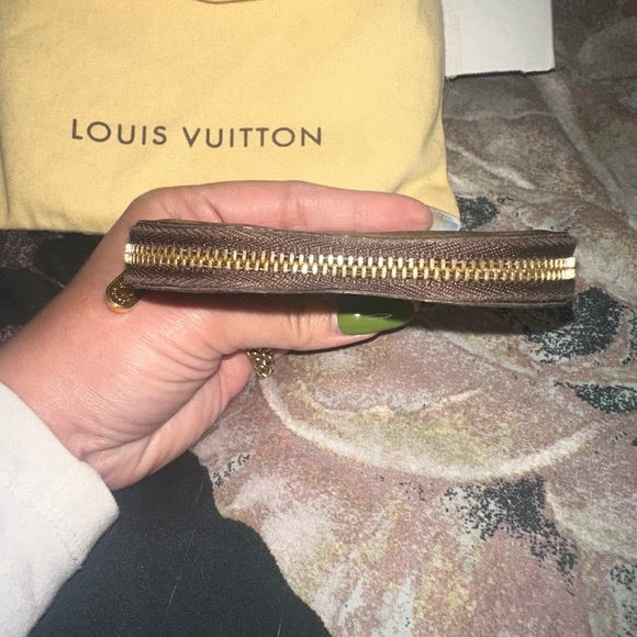 🎈SOLD🎈🦄Rare LV Monogram Leopard Coeur Heart Coin Purse Blanc Corail - Picture 11 of 13